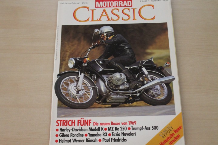 Deckblatt Motorrad Classic (01/1993)